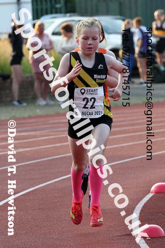 1500 metres, 2021 North East Grand Prix 5, Monkton, Wednesday, July 21st. Photo: David T. Hewitson/Sports for All Pics